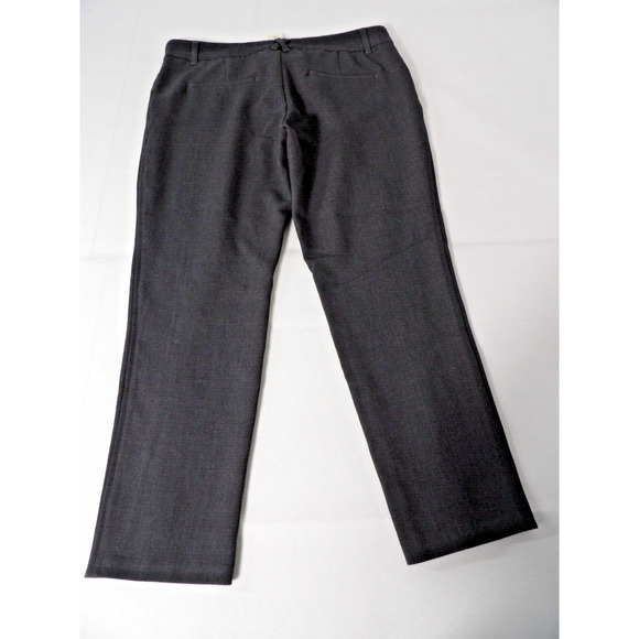 Cartonnier Anthropologie Charlie Ankle Pants Sz 14 Charcoal Gray Career Office - Picture 12 of 13